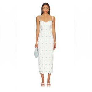 Saylor midi dress - worn once, dry cleaned and like new!